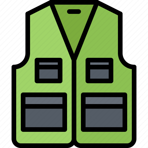Vest, clothing, fisherman, fishing, nature icon - Download on Iconfinder