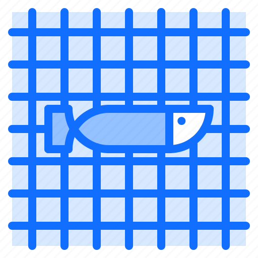 Net, fish, fisherman, fishing, nature icon - Download on Iconfinder