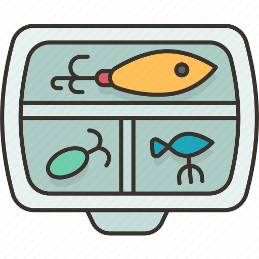 Bait, tackle, box, fishing, gear icon - Download on Iconfinder