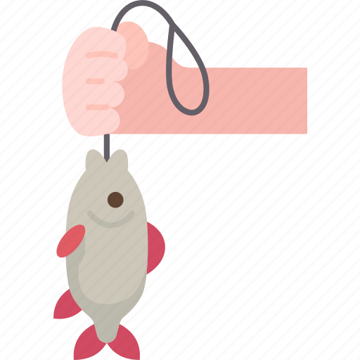 Fish, catch, holding, fishing, success icon - Download on Iconfinder