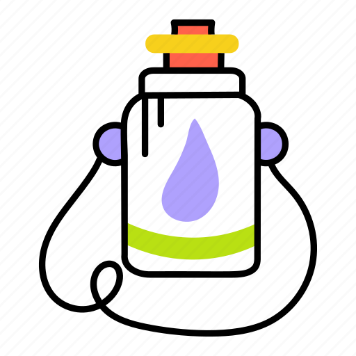 Water bottle, water flask, water container, aqua bottle, camping bottle icon - Download on Iconfinder