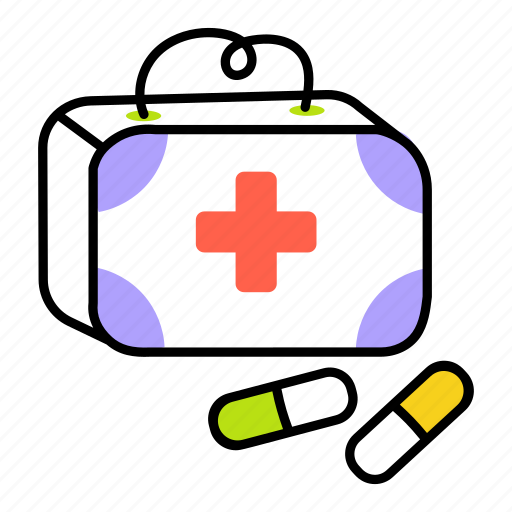 Medical bag, first aid, emergency aid, medical kit, aid box icon - Download on Iconfinder