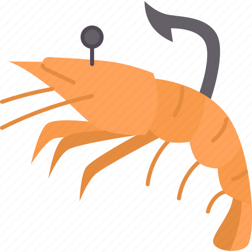 Lure, shrimp, fishing, angler, artificial icon - Download on Iconfinder