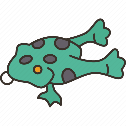 Lure, frog, fishing, bait, silicone icon - Download on Iconfinder