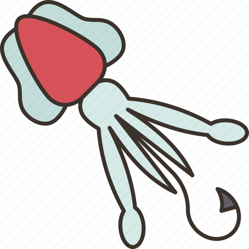 Trap, squid, lure, hook, fishing icon - Download on Iconfinder