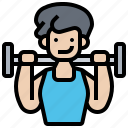barbell, exercise, gym, training, weightlifting 