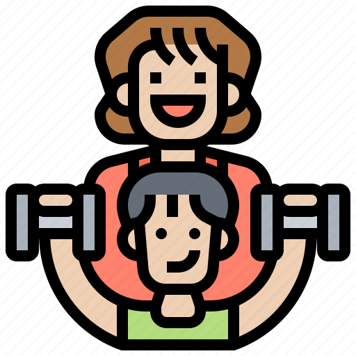 Fitness, gym, sport, trainer, workout icon - Download on Iconfinder