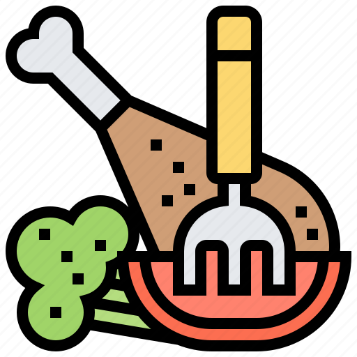 Chicken, food, healthy, meal, protein icon - Download on Iconfinder