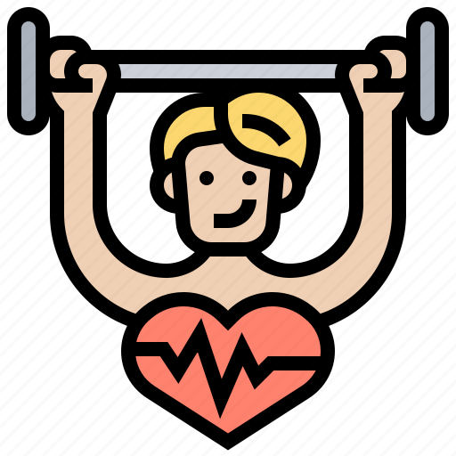Exercise, fitness, healthy, heart, strong icon - Download on Iconfinder