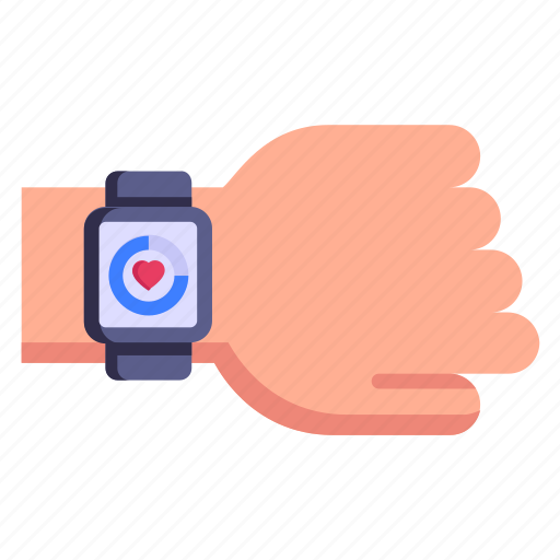 Smartwatch, fitness watch, pulsometer, fitness tracker, digital watch icon - Download on Iconfinder