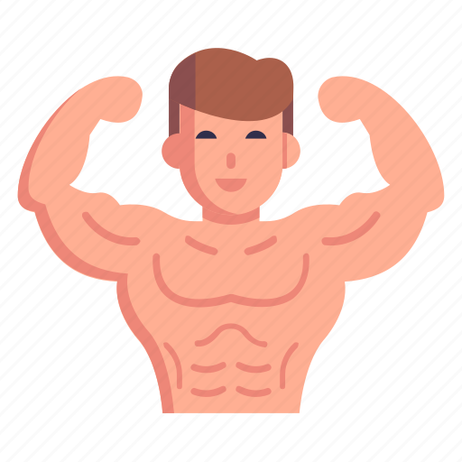 Body pose, bodybuilder, muscleman, muscle builder, gym icon - Download on Iconfinder