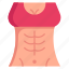 figure, woman abs, fitness, abdominal muscles, six pack 