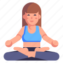 yoga pose, meditation, relaxation, exercise, fitness
