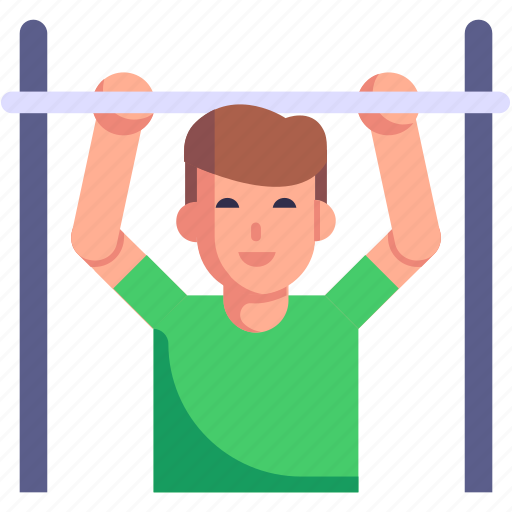 Exercise, training, fitness, workout, pull ups icon - Download on Iconfinder