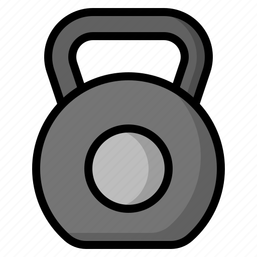 Kettlebell, dumbbell, weight, weightlifting, sport, gym, fitness icon - Download on Iconfinder
