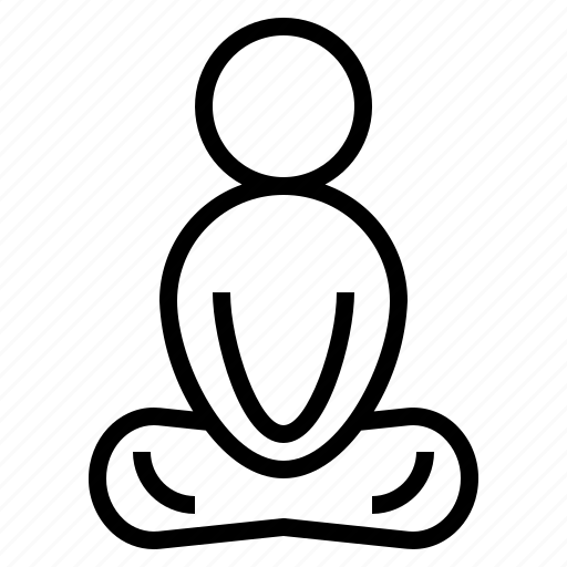 Exercises, fitness, meditation, people, rest icon - Download on Iconfinder