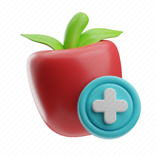 Fitness, diet, exercise, nutrition, weightloss, healthy, eat 3D illustration - Download on Iconfinder