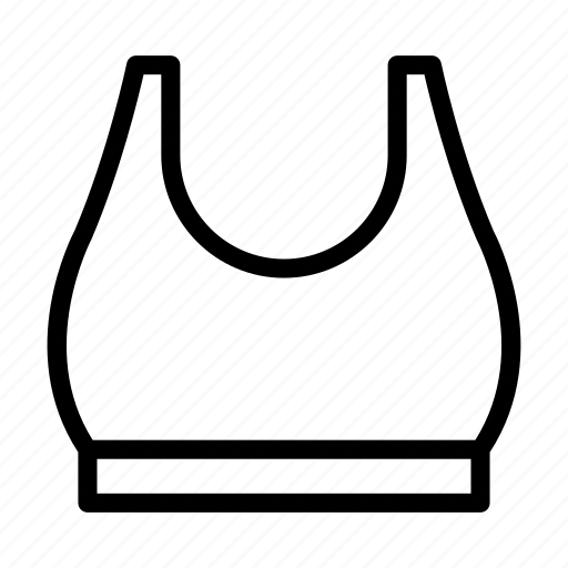 Bra, cloth, fitness, gym, top icon - Download on Iconfinder