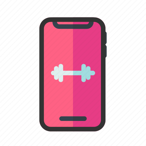 Barbell, app, mobile, phone, smartphone, device, iphone icon - Download on Iconfinder