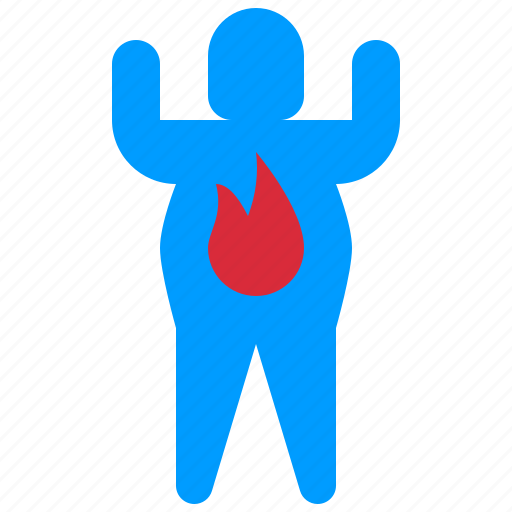 Fitness, exercise, heart, burn icon - Download on Iconfinder