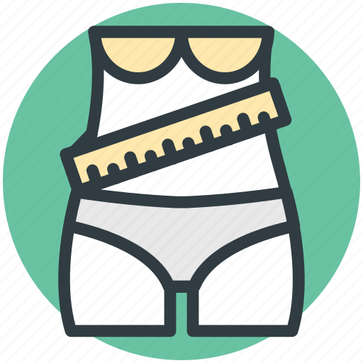 Fitness, ideal fitness, measuring tape, measuring waist, waistline icon - Download on Iconfinder