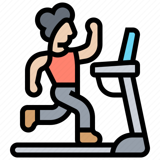 Activity, cardio, exercise, jogging, treadmill icon - Download on Iconfinder
