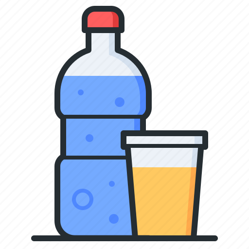Water, lemonade, bottle, cup icon - Download on Iconfinder