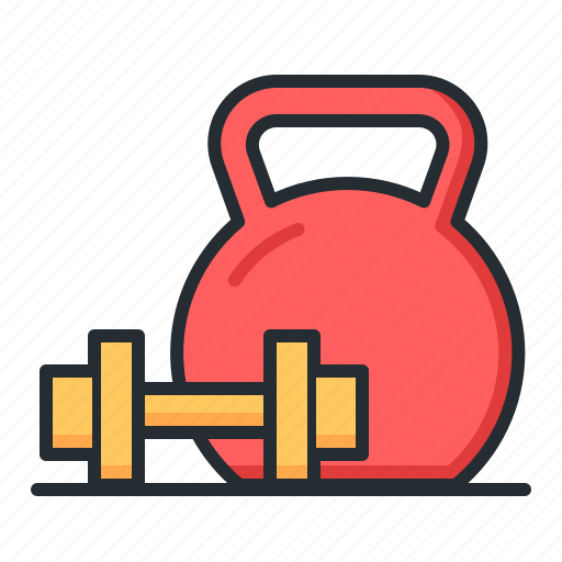Weights, kettlebell, dumbbell, sport icon - Download on Iconfinder