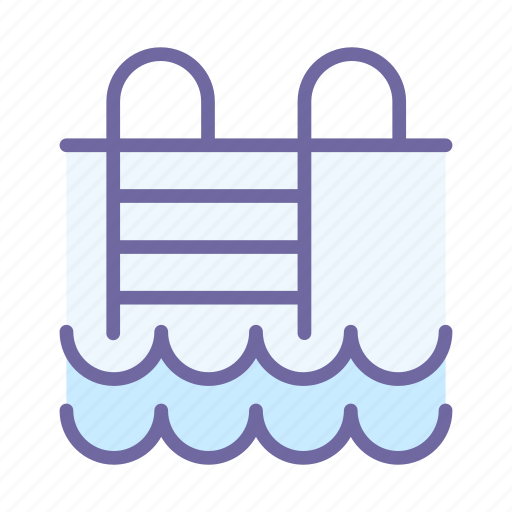 Pool, water, swim, wave, swimming, recreation icon - Download on Iconfinder