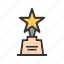 - award, winner, achievement, medal, prize, badge, reward, trophy 