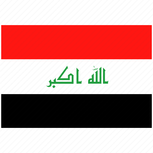 Country, flag, iraq, national, world icon - Download on Iconfinder