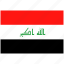 country, flag, iraq, national, world 