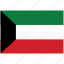 country, flag, kuwait, national, world 