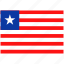 country, flag, liberia, national, world 