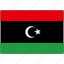 country, flag, libya, national, world 