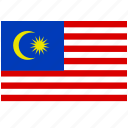 country, flag, malaysia, national, world