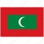country, flag, maldives, national, world 