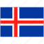 country, flag, iceland, national, world 