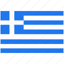 country, flag, greece, national, world