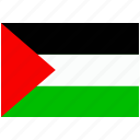 country, flag, national, palestine, world