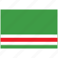 chechen republic of lchkeria, country, flag, national, world 
