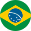flag, brazil, country, nation, national 