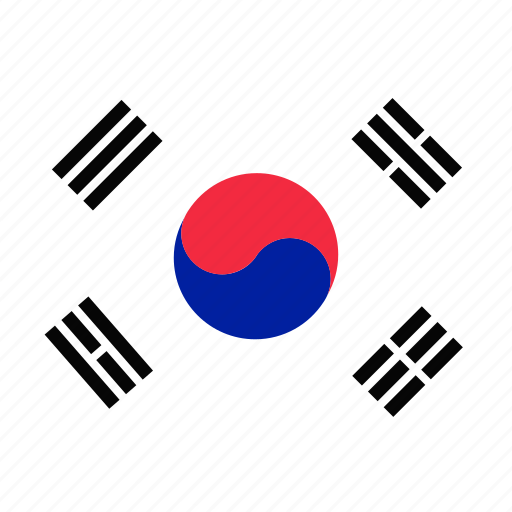 Flag, country, korea, location, national icon - Download on Iconfinder