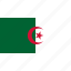 africa, algeria, country, flag 