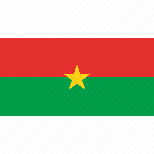 Burkina, country, faso, flag icon - Download on Iconfinder