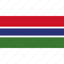 country, flag, gambia