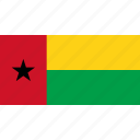 bissau, country, flag, guinea