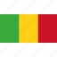 country, flag, mali 