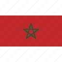 country, flag, morocco