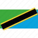 country, flag, tanzania